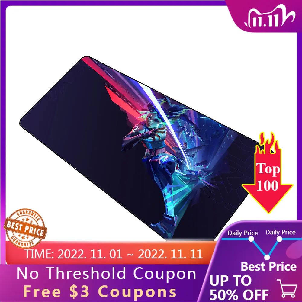 

Valorant Mouse Mat Gaming Pad Xxl Mousepad Gamer Mouse Pad Large Playmat Office Carpet Keyboard Pad for Computer Mouse Mats Big