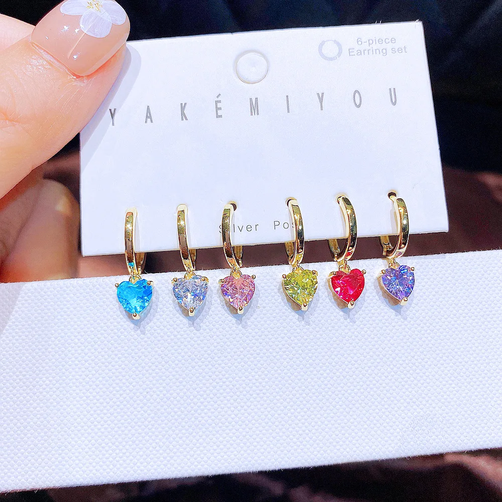 

3 комплекта, разноцветные ювелирные украшения