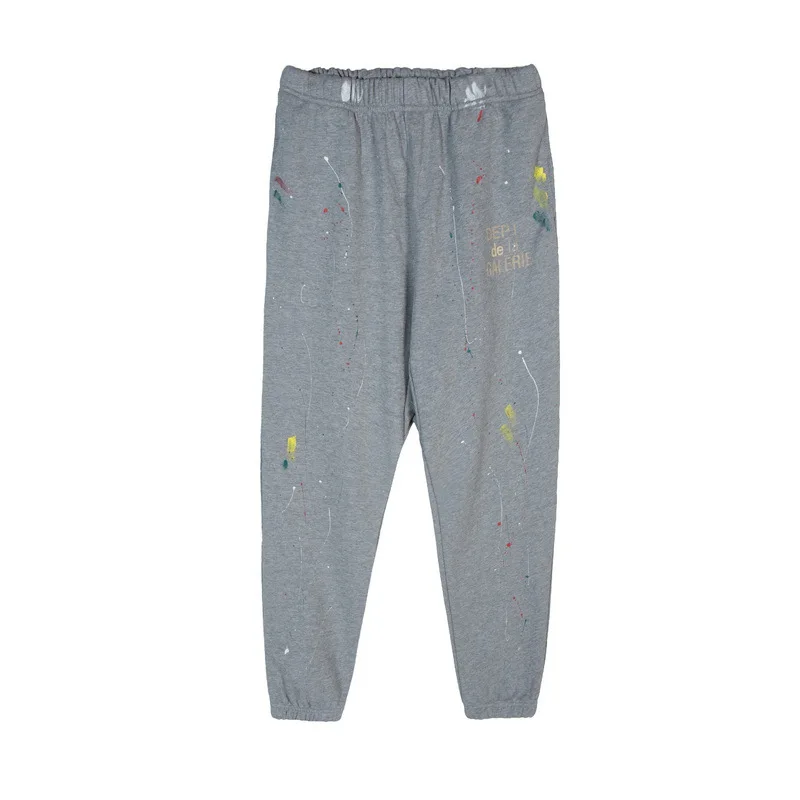 

Gallery Dept Fashion Trendy Spring and Autumn Men Painted Flare SweatPant High Quality Pant Women Street Trousers