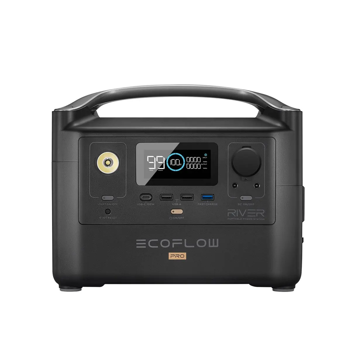 

ECOFLOW RIVER Pro Portable Power Station 720Wh Power Multiple DevicesRecharge 0-80% Within 1 Hourfor Camping RV Outdoor