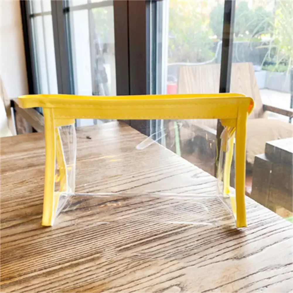 

Вместительная прозрачная сумка для карандашей, эстетичные школьные Чехлы, милые канцелярские принадлежности, держатель, ручка, фотоальбом