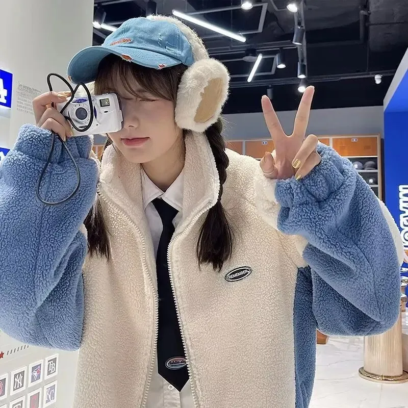 Новинка 2024 зимнее пальто с хлопковой подкладкой утолщенное теплое овечье