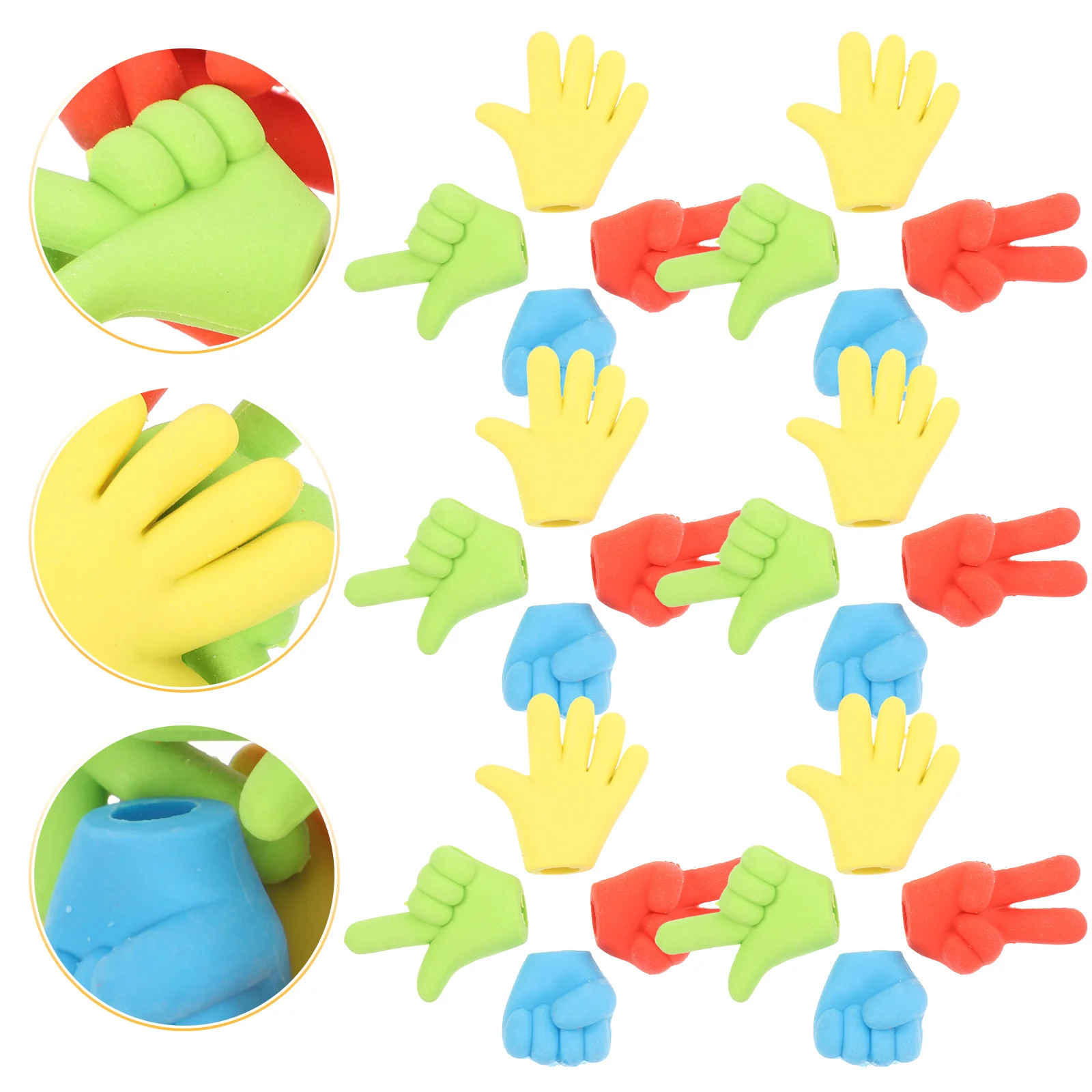 

Eraser Erasers Rubber Students Kidspen Gift School Painting Stationery Creative Fun Topper Draw Toysnovelty Drawing