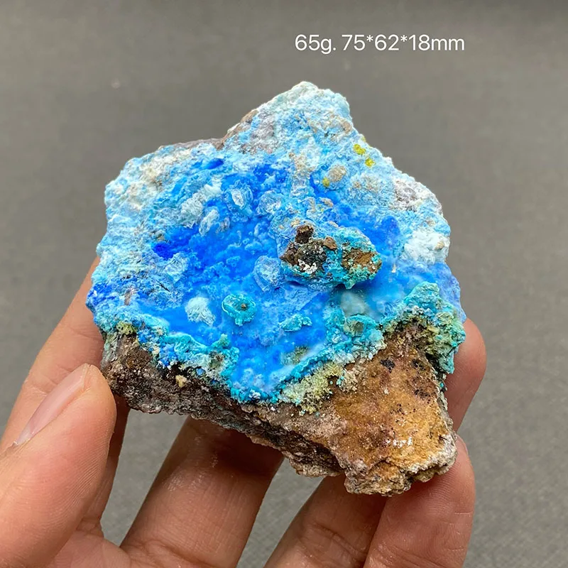 

Natural Cyanotrichite mineral specimens stones and crystals healing crystals gem collectibles