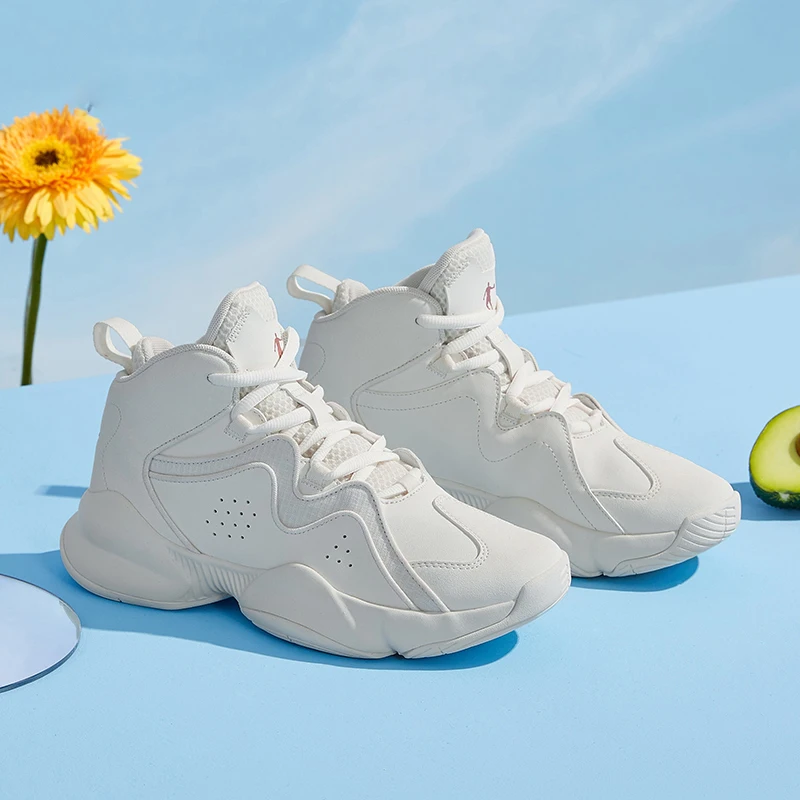 QIAODAN ZHIZAO Basketball Shoes for Women Fashion Sports Shoes High Quality Gym Training Casual Safety Sneakers XM16212003