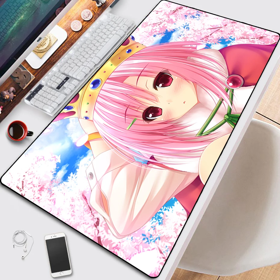 

Anime Sword Art Online SAO HD Printing Mousepad Computer Lock Edge Keyboard Mat PC Desk Pad Large Mouse Pad Gaming Accessories