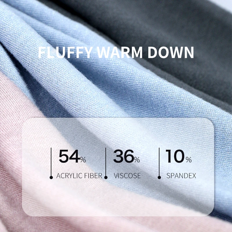 MiiOW Thermal Underwear Set Women & Men Winter Warm Shirt Round Neck Tracksuit Fleece Couple Solid Antibacterial Ladies Clothes