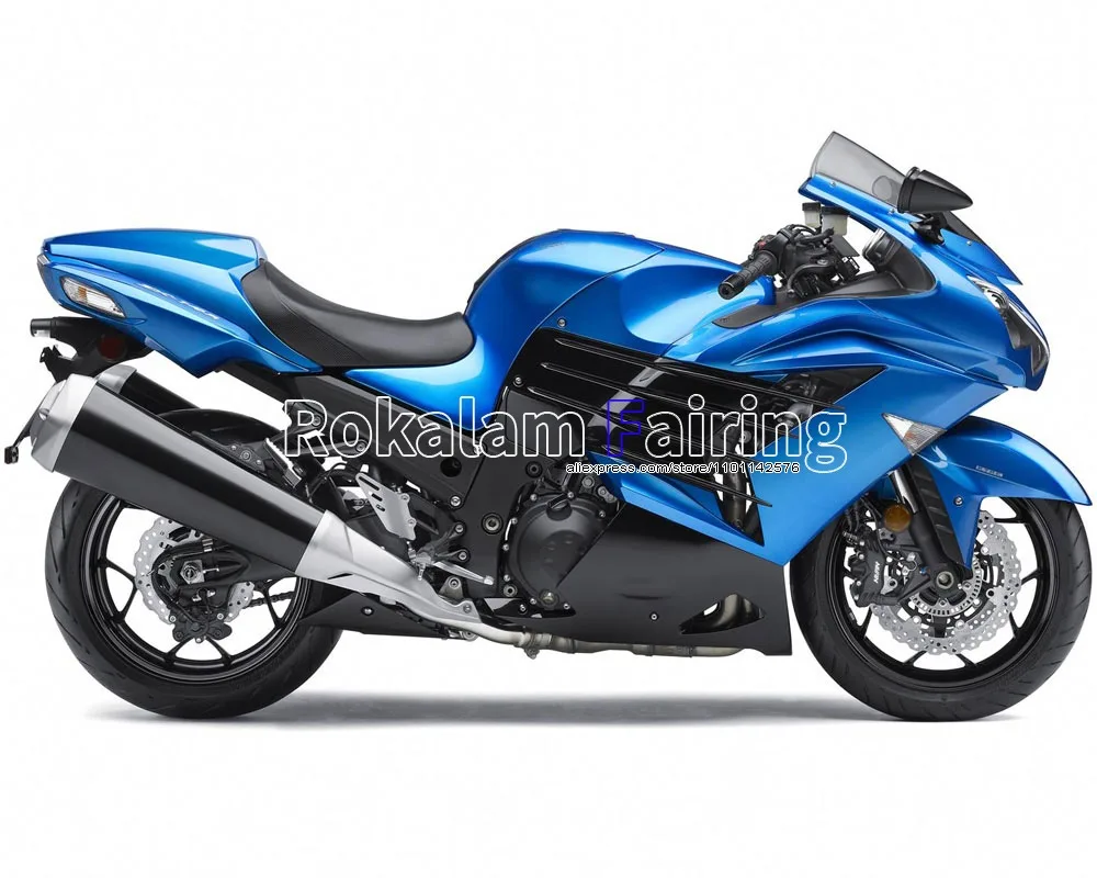 

Для Kawasaki ZX14R 2012 2013 2014 ZZR1400 ZX-14R 12 13 14 15 ZZR 1400 синий черный обтекатель для мотоцикла (литьё под давлением)