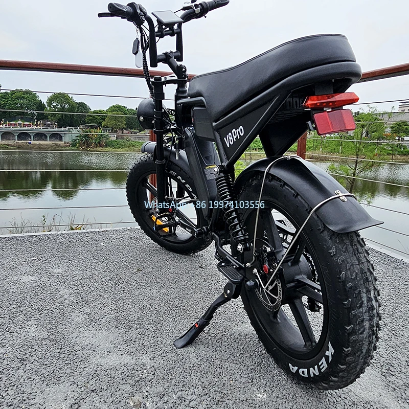 Электрический велосипед V8 Pro с толстыми шинами 250 Вт электровелосипед 48 В