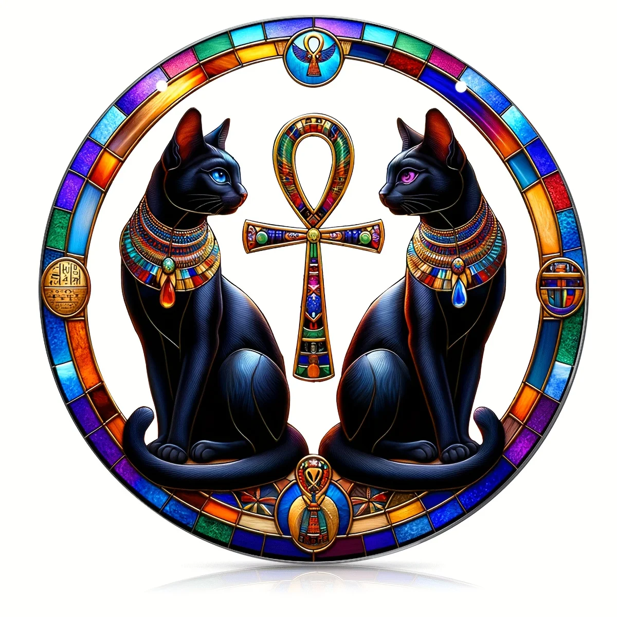 Египетский Бастер Кот Богиня Акриловый Ловец Солнца-Древний Декор Египетские