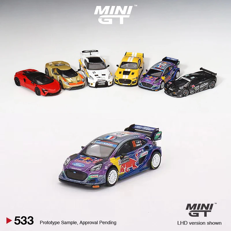 

Мини GT 1:64 модель автомобиля M-Sport WRT 2022 ралли монтескарло Winner #533 LHD