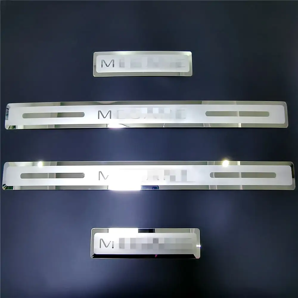 

For Renault Megane 2009-2021 Stainless Scuff Plate Door Sill Entry Guards Trim Threshold Pedal Styling Stickers Car Accessories