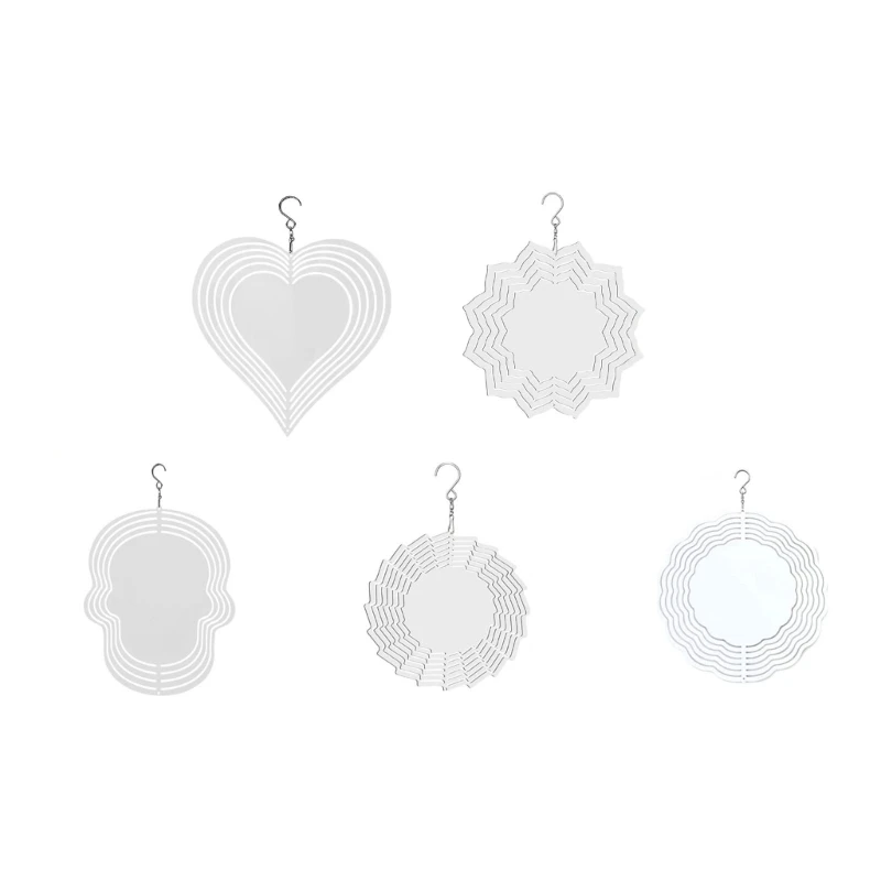 

DIY Heat Sublimation Wind Chime Multipurpose Holiday New Year Party Decor