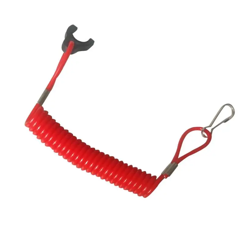

Urgency Engine Stop Switch Boat Outboard Engine Motor Lanyard Universal Boat Outboard Lanyard Prevent Accidents Urgency Engine