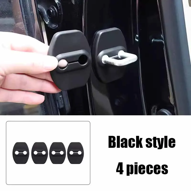 

Для Toyota Land Cruiser LC300 2022 2023 2024 Пряжка дверного замка Защитная крышка аксессуары для модификации салона автомобиля