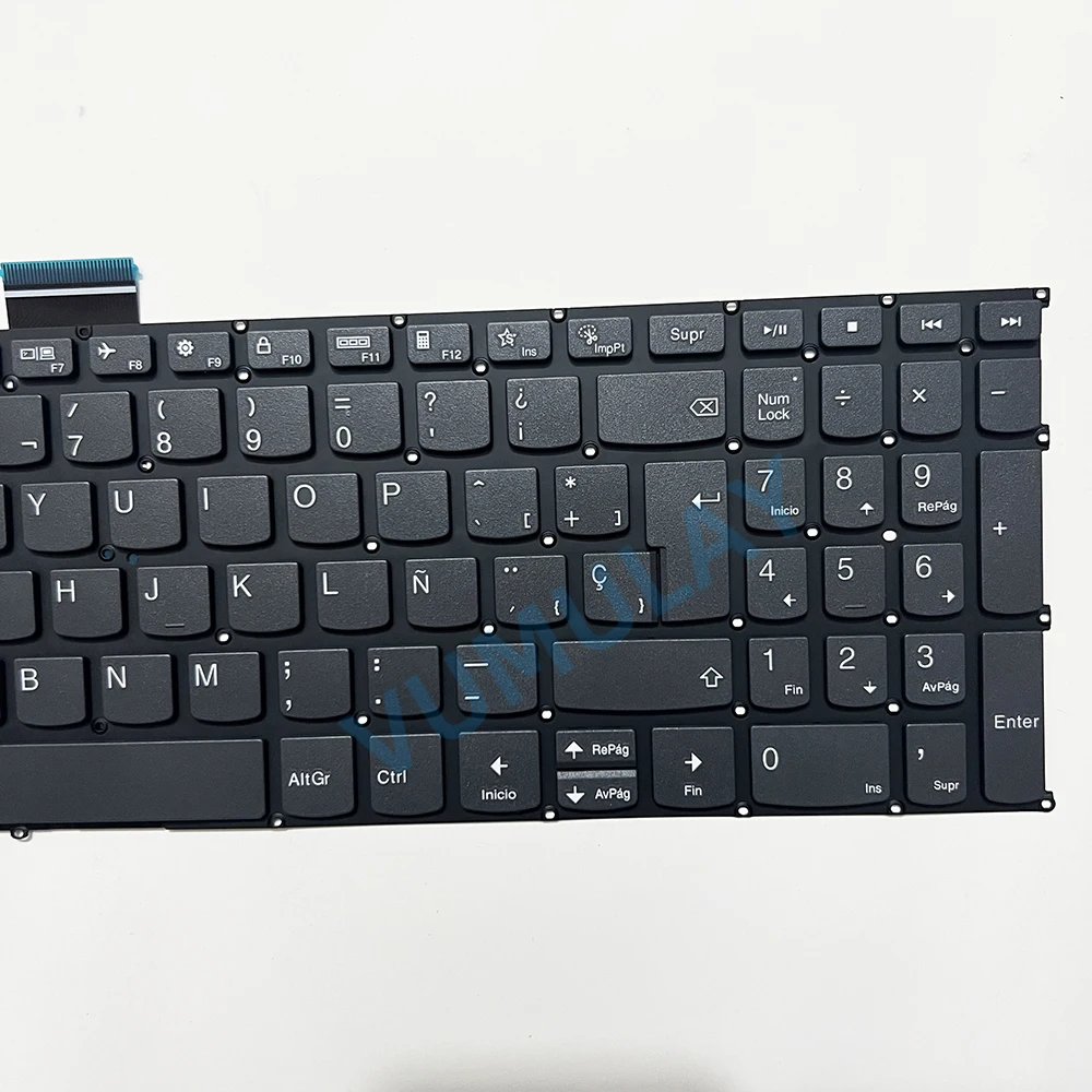 Испанская клавиатура для Lenovo IdeaPad Slim 3-15IAN8 3-15IRU8 3-15ABR8 3-15AMN8 3-16ABR8 3-16IRU8 5-16IRL8 5-16ABR8 5-16IAH8
