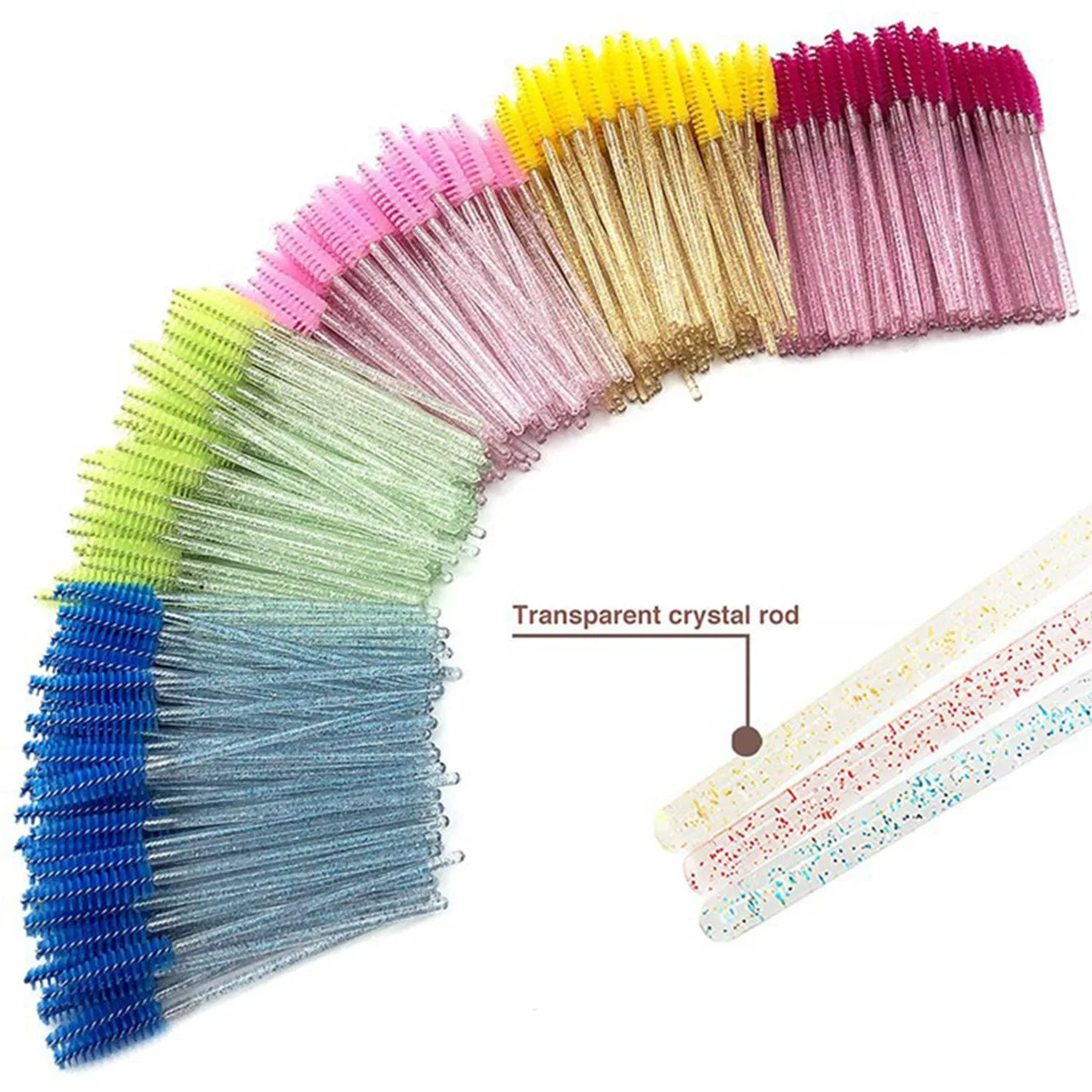 100 шт. одноразовые разноцветные туши для ресниц