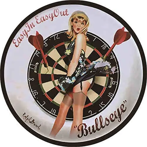 Современный Ретро жестяной знак круглый металлический постер-дротики Bullseye легко