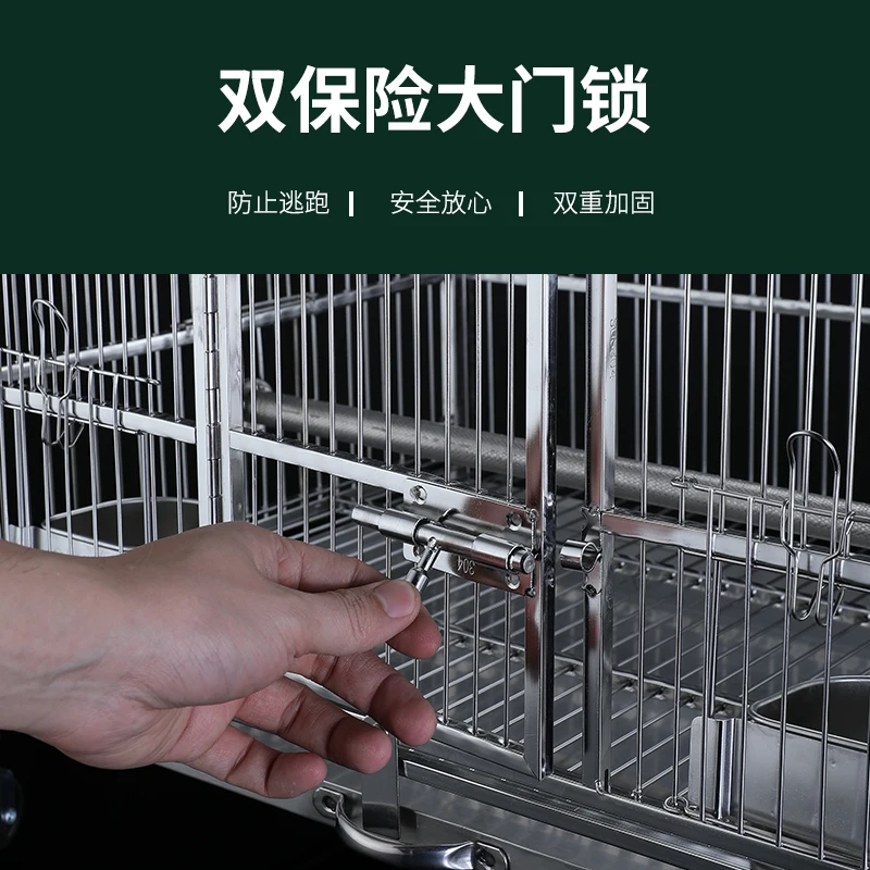 Большая роскошная вилла для разведения птиц из нержавеющей стали 304 Xuanfeng пион