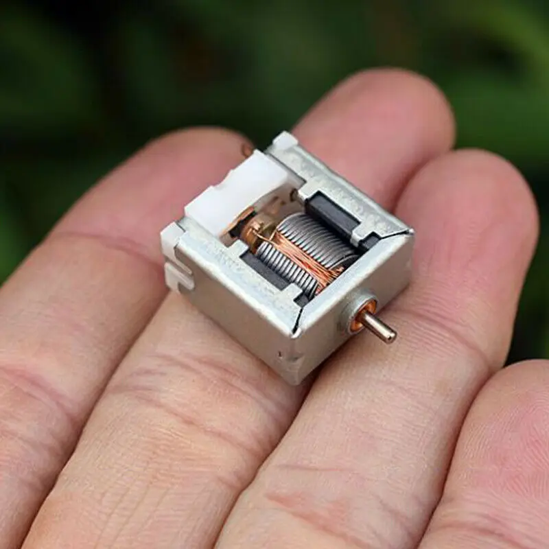 Мини 18 мм квадратный неизолированный 030 двигатель постоянного тока 3 в 27000 об/мин высокоскоростной двигатель DIY RC слот автомобильный поезд