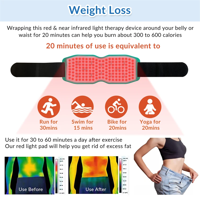 Беспроводная красная фототерапия нм