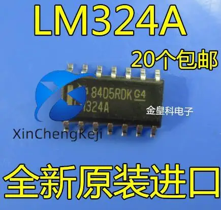 

30pcs original new LM324AD LM324A 324AD SOP14 operational amplifier IC operational amplifier