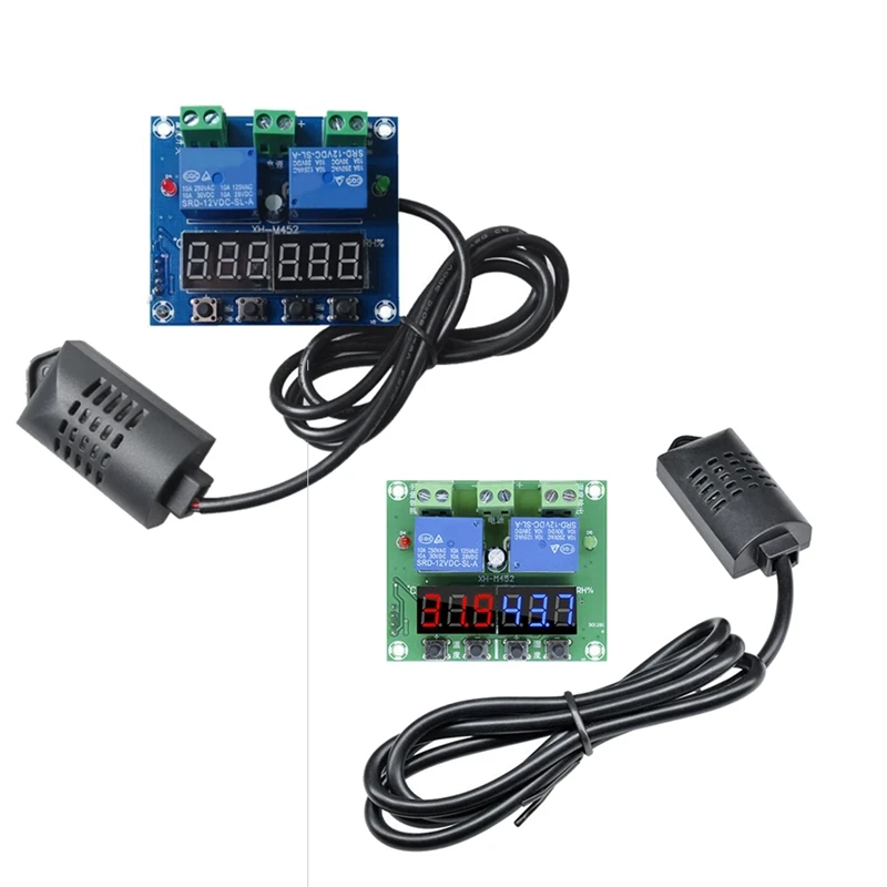 

Цифровой термостат для измерения температуры и влажности, 12 В постоянного тока