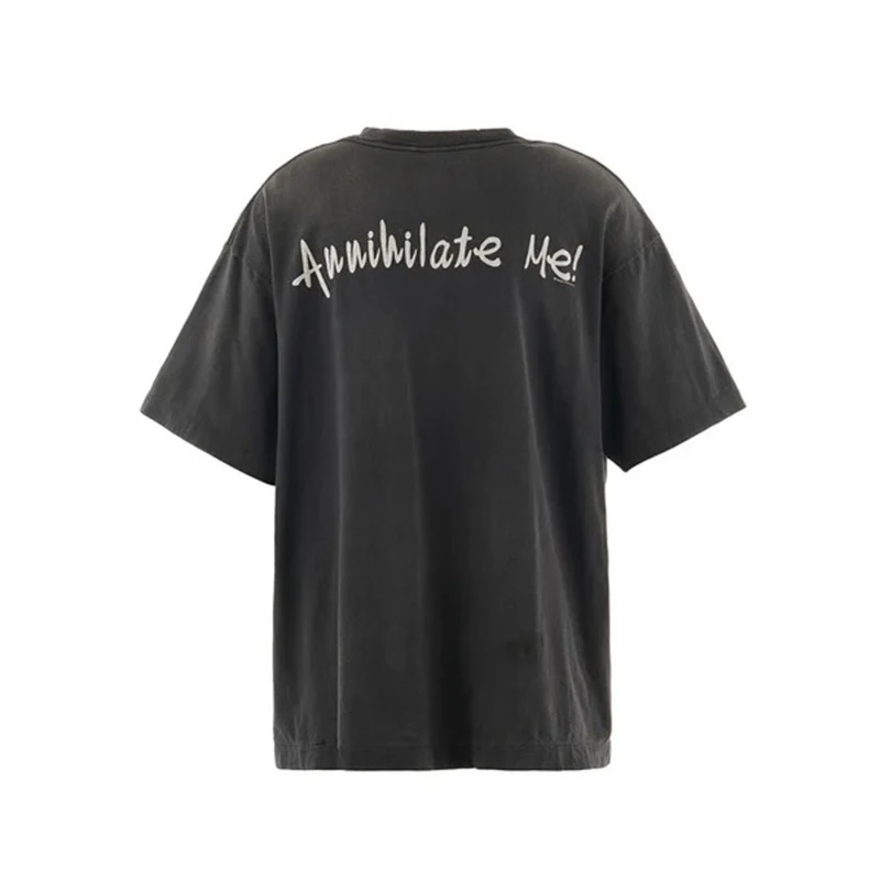 Классическая футболка с буквенным принтом и логотипом Saint для мужчин женщин