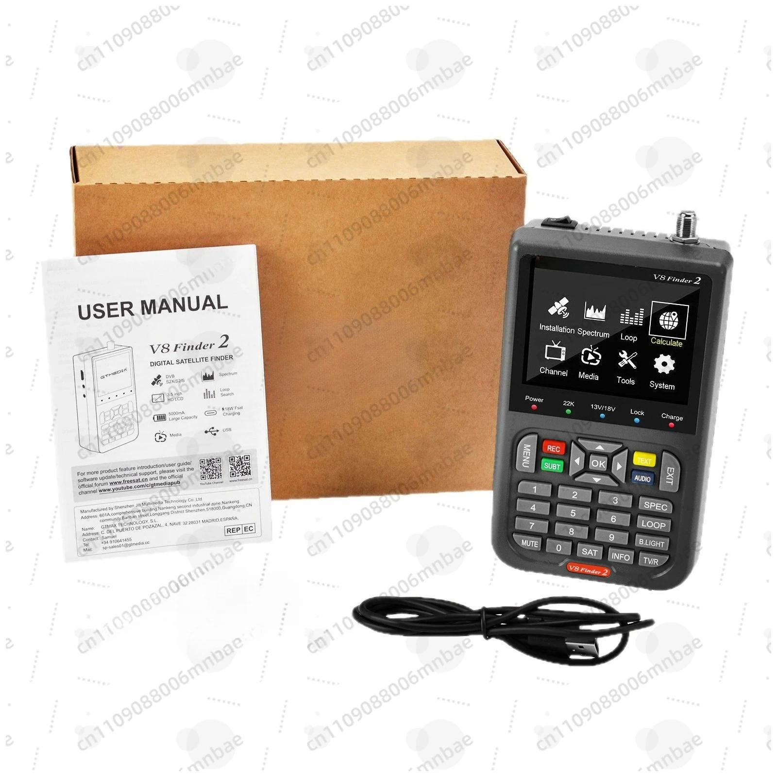 Для V8 Finder 2 Meter DVB-SS2S2X Star Finder, Star Modulator (art.: 3920d9bab005f) - 3920d9bab005f