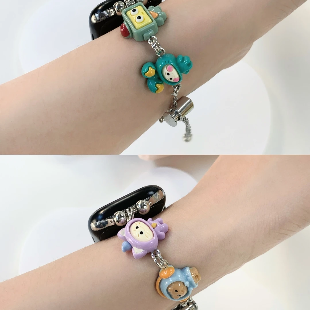 

Cute Carton Bracelet for Apple Watch Series Ultra8 7 6 5 4 Se Watch Band for Iwatch 1 2 3 41mm 45mm 40 44 49mm Strap Accessories