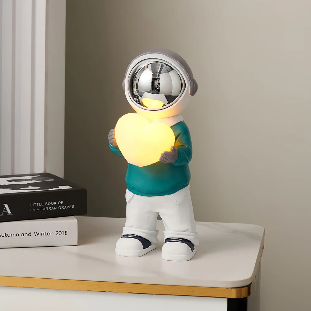 

Модная фигурка астронавта, оригинальная гостиная, искусственная скульптура, современная настольная забавная статуя, настольные украшения, ремесла из смолы