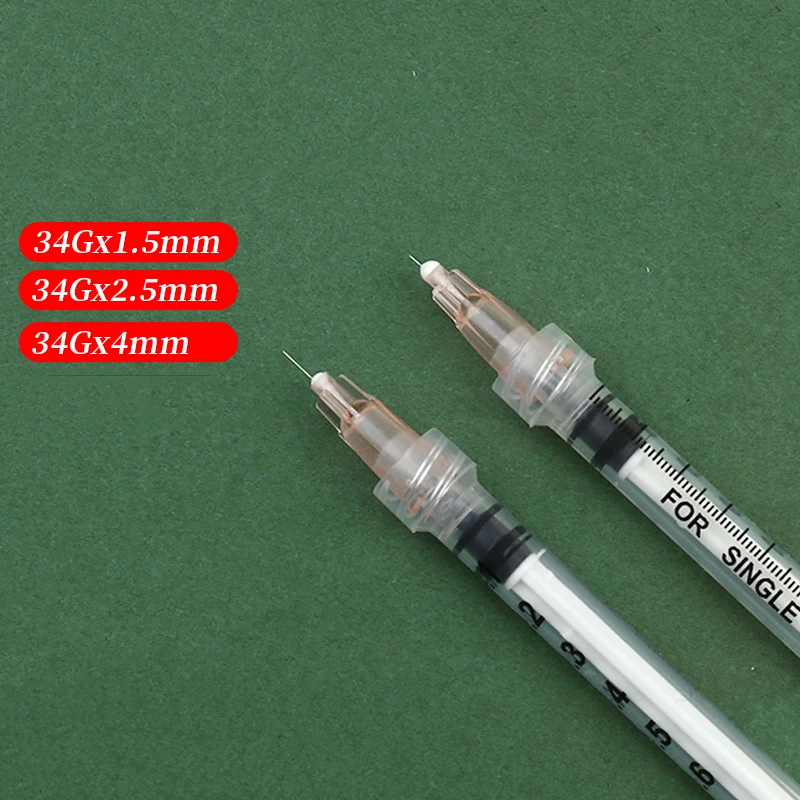 34g Water Light Needle Needle 1.5mm2.5mm4 Hand Water Light Needle Single Needle Eye Mosquito Needle Micro Point Needle Fine