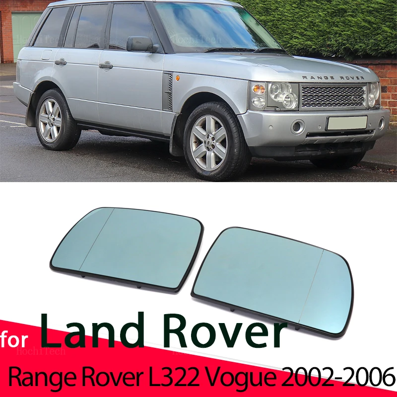 

Left&Right Side Blue Heated Wing Mirror Glass Wide Rearview Mirror for Land Rover Range Rover L322 Vogue 2002-2006 Accessories