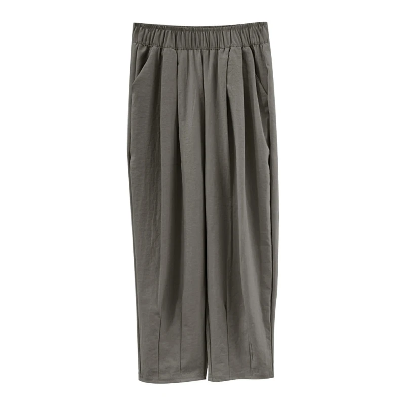 

Women's Casual Lantern Tapered Harem Pants Loose Fitting Style Ankle Trousers Fashion Summer Baggy Slacks with Pockets