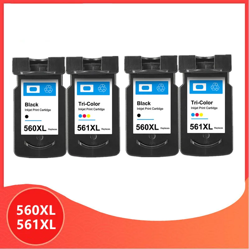 

560XL 561XL PG560 CL561 for Canon PG-560 CL-561 XL Ink Cartridges for Canon Pixma TS5350 TS7450 TS5351 TS5352 TS5353 TS7451