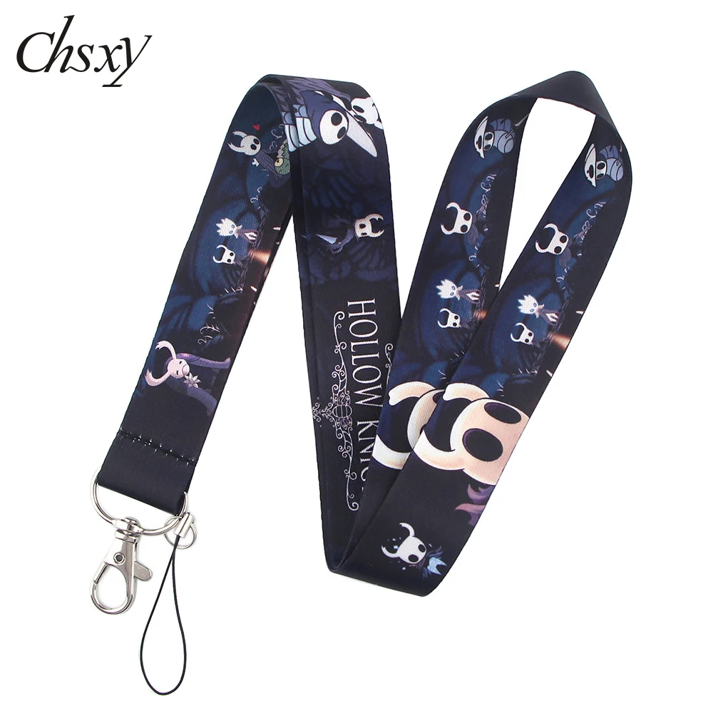 

Game Hollow Knight Lanyard Keychain Hanging Rope Neck Straps Badge Holder Keyrings Phone Keys Accessories Jewelry Gift Wholesale