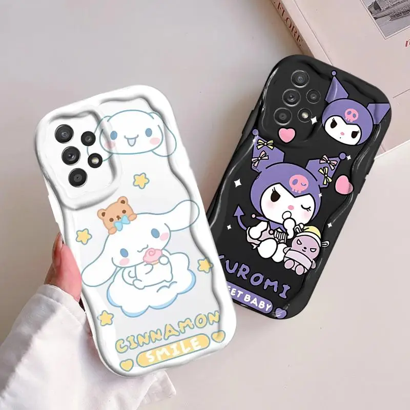 Чехол Kuromi Sanrio для телефона Galaxy A13 A32 A52 A72 4G 5G A14 A15 A25 A53 A54 A55 A22 A24 A23 A33 A34 A35 A52s A73