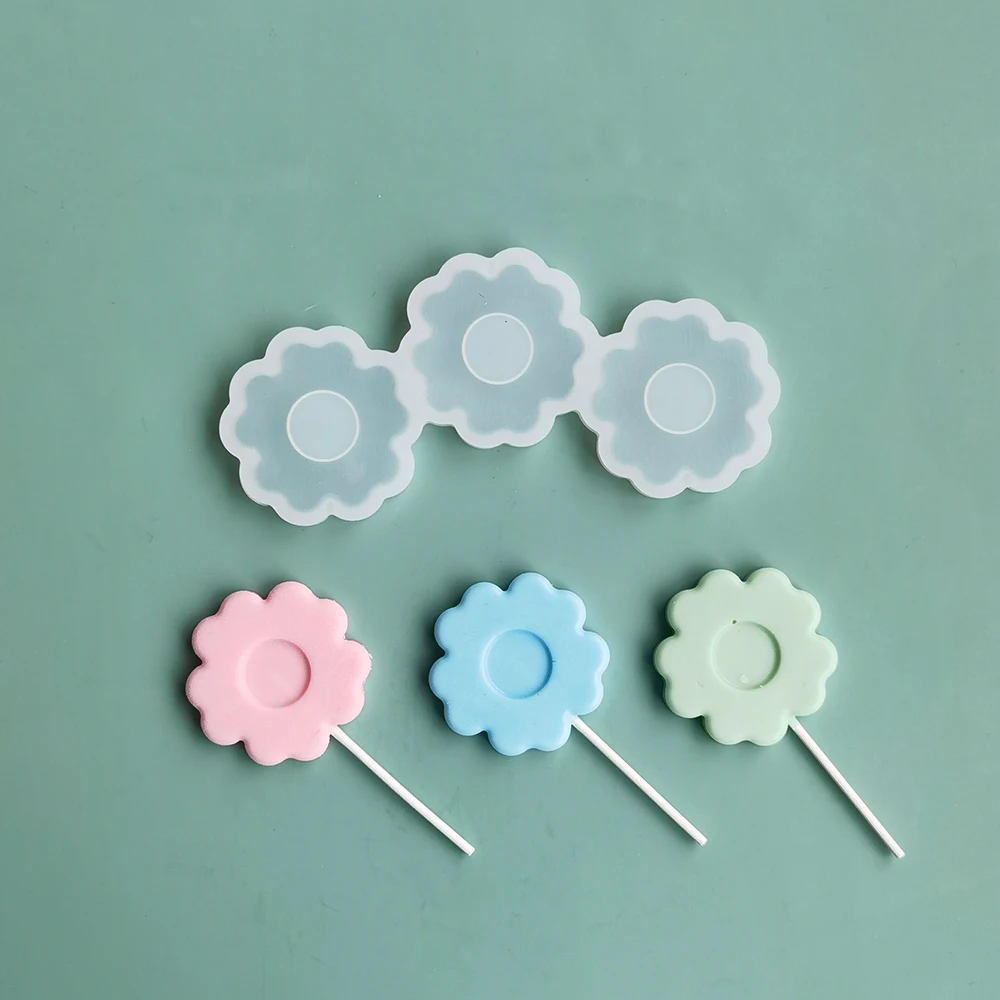 

Silicone Lollipop Mould Epoxy Silicone Sugarcraft Mold Chocolate Mousse Molds Bakeware Resin Mold Silicone Chocolate Mold