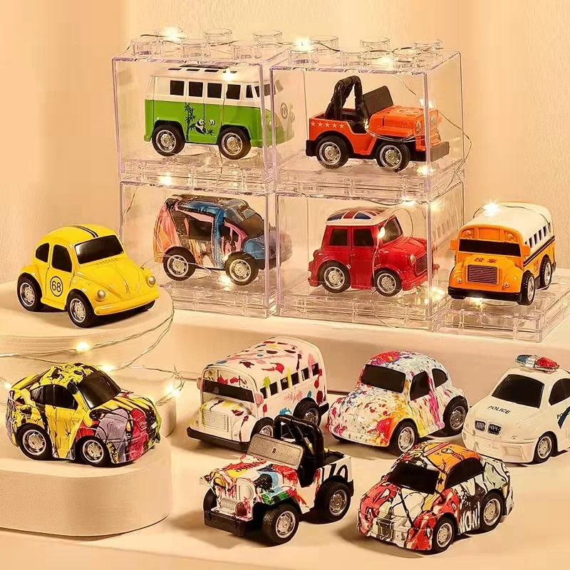 

Car Toys for Baby Boy Montessori Cars for Toddler Kids Early Learning Educational Toy Birthday Gift Alloy Car Toys