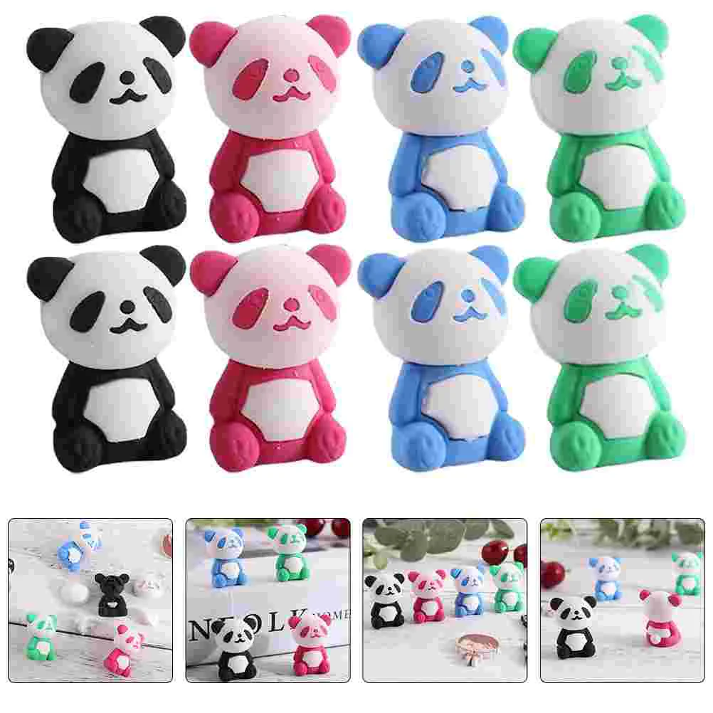 

36 Pcs Panda Eraser Puzzle Erasers Kids Fun Animal Shaped Students Bulk Gift Portable Kindergarten Tiny