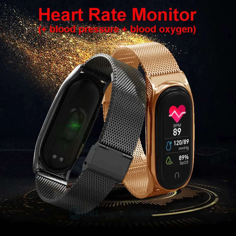 Женские умные часы женские электронные для Android IOS фитнес-трекер из нержавеющей