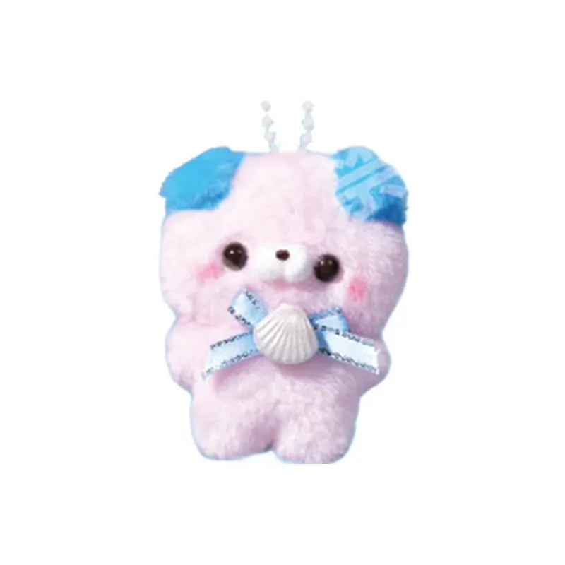 Фото Плюшевый брелок-подвеска Yell Shell Series Kawaii: милый медведь и кролик с отвисшими ушками, мягкая плюшевая игрушка-кукла для рюкзака/сумки №5