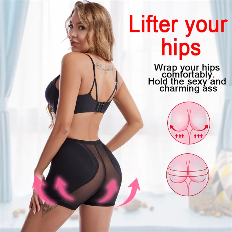 SEXYWG Hip Enhancer Shapewear Panties Body Shaper Butt Lifter Hip Panties Removable Sponge Pad Hip Shapewear Push Up Panties