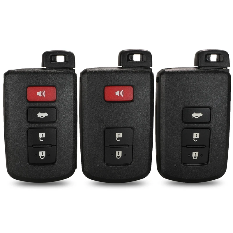 

kutery 2/3/4 Кнопки дистанционного ключа Shell чехол для ключей Toyota Avalon Camry RAV4 Corolla Highlander автомобиль Smart Housing Fob