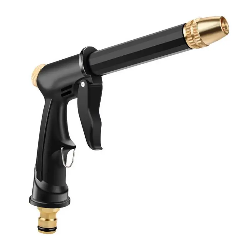 

Сопло для водяного шланга, садовый распылитель, шланг высокого давления с вращением на 360 градусов, идеально подходит для ручного полива рас...