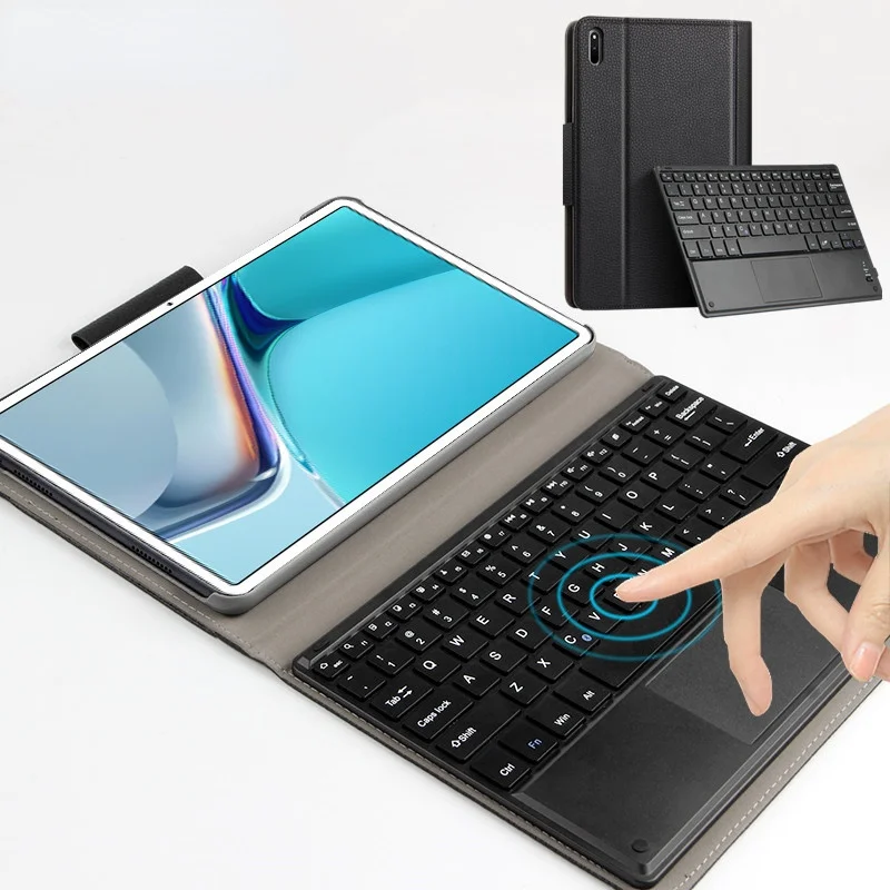 

Чехол для Huawei MatePad 11 10,95 дюйма, Женская Bluetooth-клавиатура, защитный чехол из искусственной кожи для Mate Pad 11 2021, чехлы для планшета