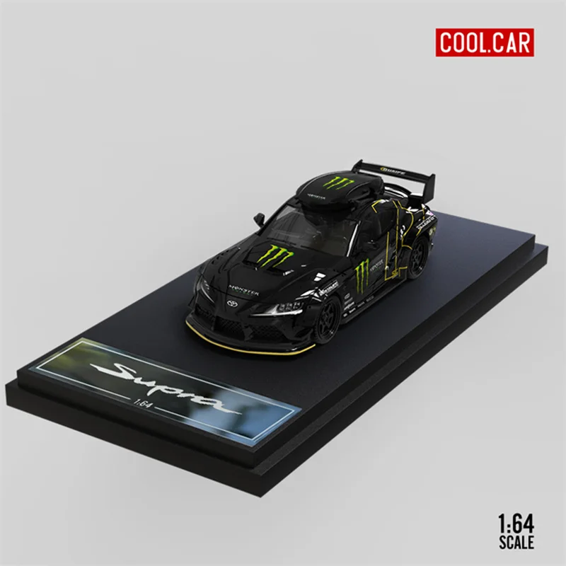 

TM 1:64 Time Micro Supra LBWK Red Moster Wide Body Modified Soda Style Alloy Diorama Collection Of Car Models Miniature Toys