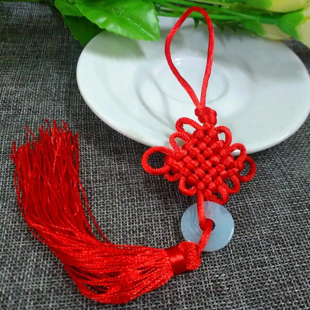 

Chinese Knot 2022 Lunar New Year Decorations For Home Pendant Hanging Ornaments Spring Festival Festive Red Tassel Ears Gif