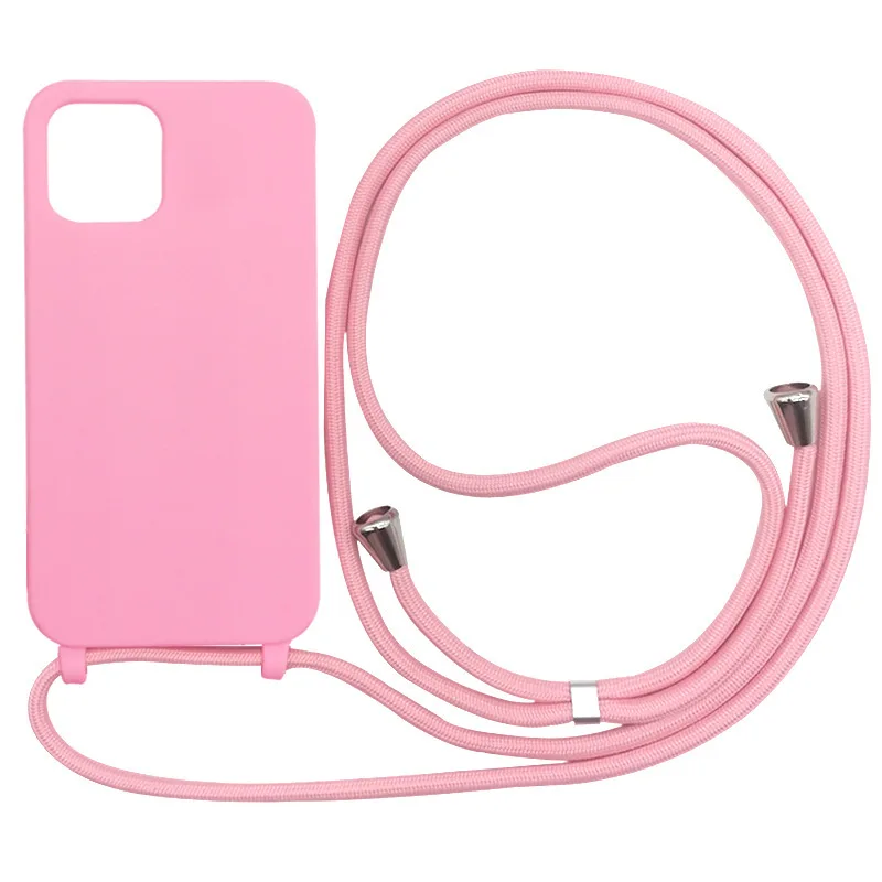 

One-piece lanyard shell suitable for 13 skin-feeling thickening can be cross-body 13PRO mobile phone shell