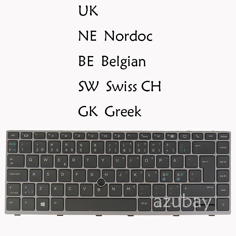 Подсветка клавиатуры для HP ELITEBOOK 755 G3 G4 850 819899 836623 821195 - xx1 Бразилийский